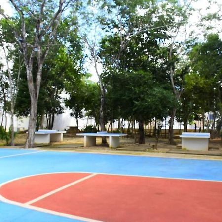 Departamento Residencial Con Alberca Cancun Bagian luar foto