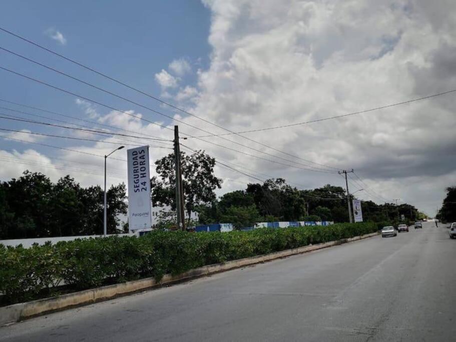 Departamento Residencial Con Alberca Cancun Bagian luar foto