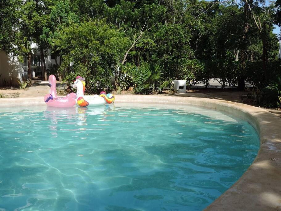 Departamento Residencial Con Alberca Cancun Bagian luar foto