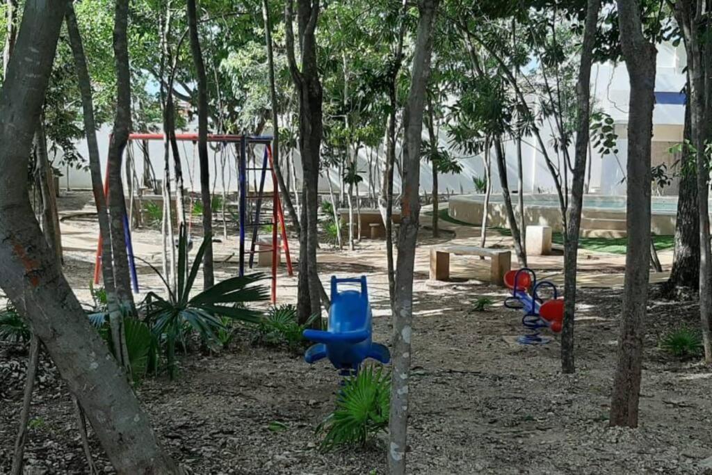 Departamento Residencial Con Alberca Cancun Bagian luar foto